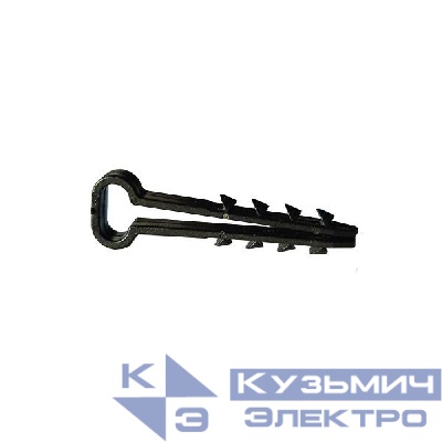 Дюбель-хомут d5-10мм черн. (уп.100шт) Урал Пак АЭ-5050010-100