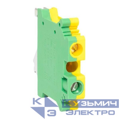 Колодка клеммная винтовая 6 UT земля EKF scr-ut-6-pe