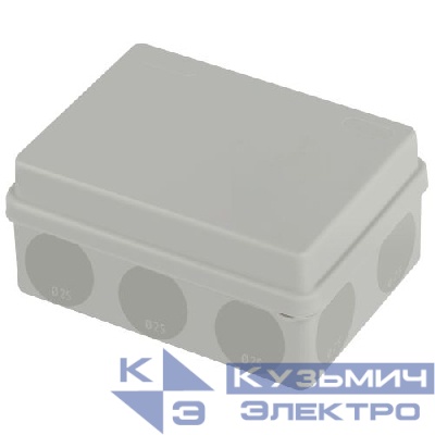 Коробка распаячная 150х110х70мм двухкомпонентн. HF стойкая к УФ прямой монтаж IP67 сер. KOR-150-110-70-11g-2MP Эра Б0060292