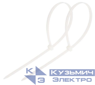 Хомут кабельный 4.8х350 нейл. бел. (уп.100шт) Rexant 07-0350