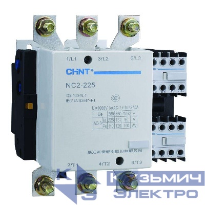 Контактор NC2-225 225А кат. 220-240В AC AC-3 (R) CHINT 671400