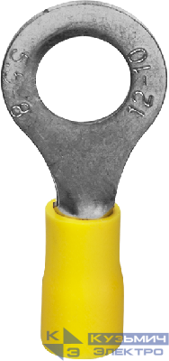 Наконечник кабельный кольцевой изолированный (НКИ) 61 055 NET-RTI-6-8-B50 (уп.50шт) Navigator 61055