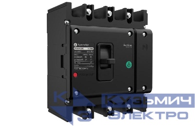 Выключатель автоматический SPD250 3P 50КА 500В пост. ток 4P 20кА 3P TMD200 750В пост. ток SE SPD2503N4B2004D