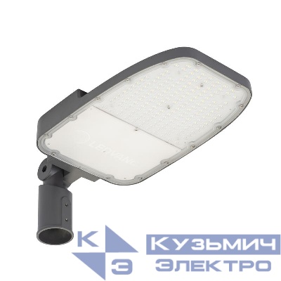 Светильник светодиодный ДКУ-90Вт 4000К 12150лм IP66 сер. линзовая оптика LEDVANCE 4099854079849