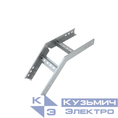 Угол для лотка вертикальный внешний лестн. 45град. 400х50 сталь 1.5мм LVL45-50-400-1.5 КМ LO4200
