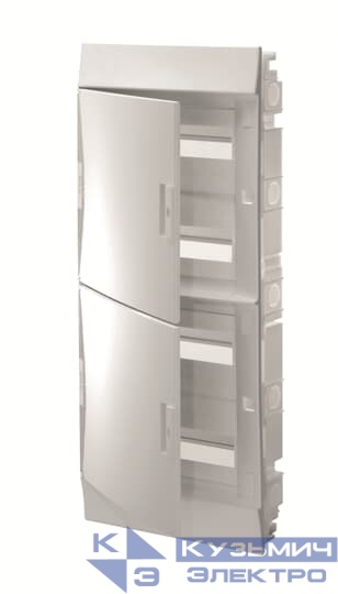 Бокс в нишу MISTRAL41F / 48M N+PE непрозрачная дверь 1SLM004102A1108