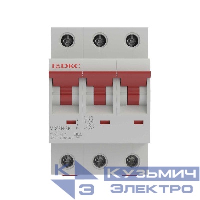 Выключатель автоматический модульный 3п C 40А 6кА MD63N YON MD63N-3PC40