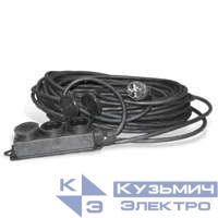 Удлинитель 3х40м с заземл. 16А IP44 3.7кВт КГ с защ. крышкой Союз 481S-4204.