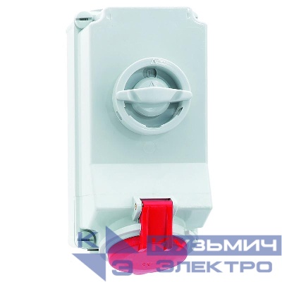 Розетка настенная 32А 5п IP44 с блокировк. Bals 16031