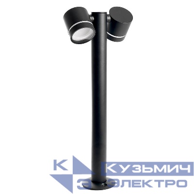 Светильник DH1006 2хGX53 230В садово-парковый столб черн. FERON 11711