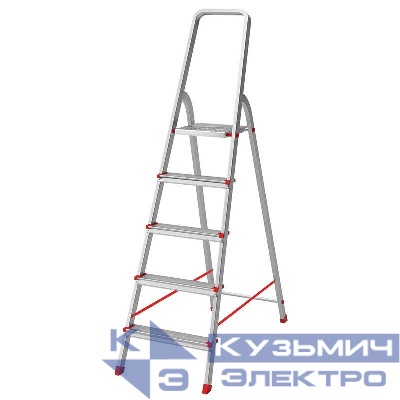 Стремянка алюминиевая 6 ступеней REXANT 12-5043