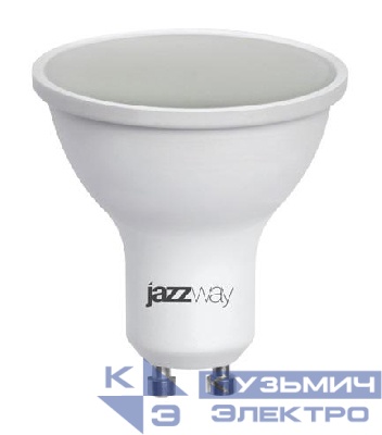 Лампа светодиодная PLED-SP 9Вт PAR16 5000К холод. бел. GU10 720лм 230В JazzWay 2859723A