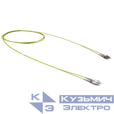 Шнур оптический коммутационный Duplex FC-UPC/FC-UPC 9/125 OS2 5м DKC RNPC9DFUFU5