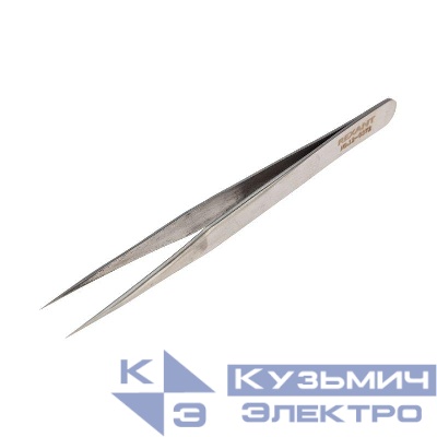 Пинцет прямой 120мм (блист.) Rexant 12-0372
