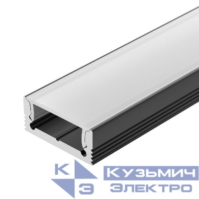 Профиль SL-SLIM-H7-2000 BLACK L2000 алюм. Arlight 037110