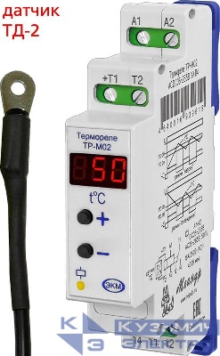 Реле температурное ТР-М02 УХЛ4 36-265В AC/DC с датчиком ТД-2 Меандр A8302-19911564