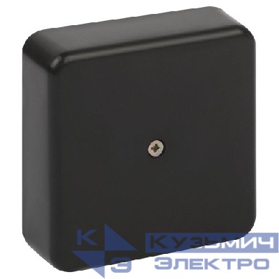 Коробка распаячная 75х75х20мм без клеммы IP40 черн. BS-B-75-75-20 Эра Б0061803