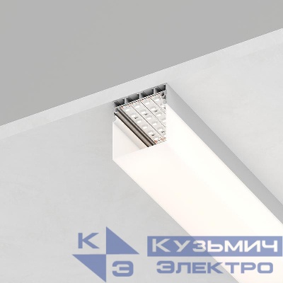 Профиль накладной CAB268 42х45мм L2000 в комплекте 2 заглушки алюм. серебр. FERON 48120