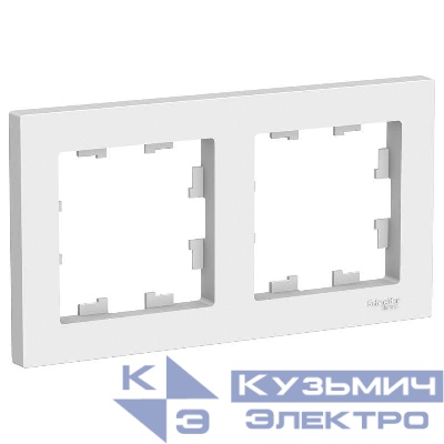 Рамка 2-м AtlasDesign универс. бел. SE ATN000102
