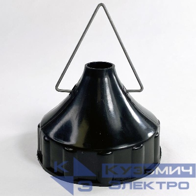 Светильник НСП 03-60 без стекла; корпус пластик черн. Элетех 1005550237