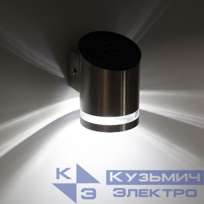 Светильник светодиодный ERAFS012-03 "Статус" 3LED уличный настенный на солнечн. батарее Эра Б0057594