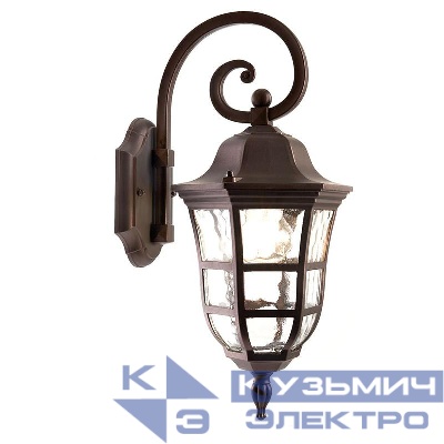 Светильник PL691 60Вт IP44 230В садово-парковый коричн. FERON 11696