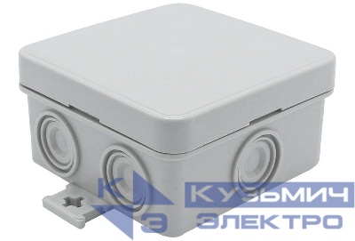 Корпус распаячной коробки 75х75х40мм перфорир. стенки прижимная крышка пластик Cetinkaya Pano CP1021