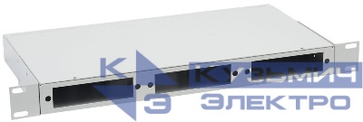 Кросс оптический распред. 1U до 24 портов (без планок под 8п-3шт) ITK FOBX24-1U-000