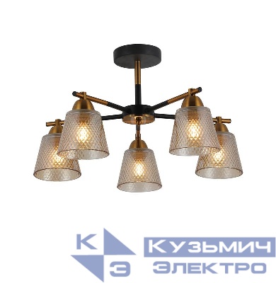 Люстра Kello 60Вт E27х5 IP20 Freya FR4015PL-05BBZ