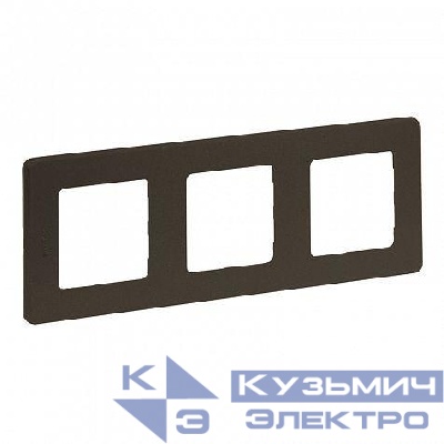 Рамка 3-м Inspiria бронз. IEK 673959