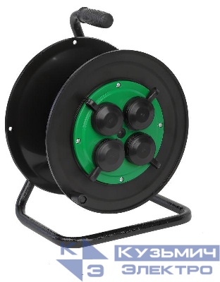 Катушка 4-м с заземл. IP44 RP-4e-IP44 для подключения провода с защ. крышками пластик. Эра Б0055423