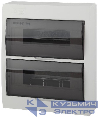 Бокс ЩРН-П-24 мод. навесной пластик IP41 SIMPLE NO-box_simple-plastic_24_surface ЭРА Б0041528