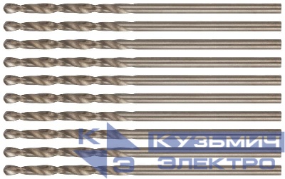 Сверло по металлу Profi с кобальтом 5% 1.5х40мм (уп.10шт) Cutop 48-15-10