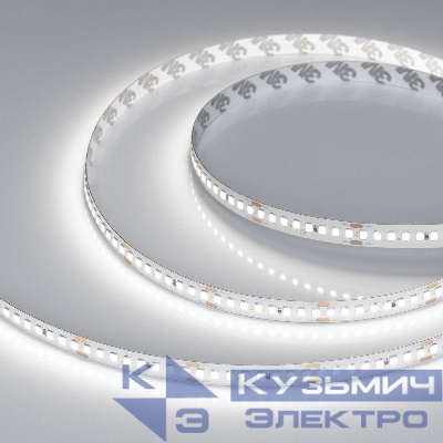 Лента светодиодная RT-A192-10mm 24V White 6000К 17.6Вт/м IP20 2835 высок. эффект. 150лм/Вт (уп.5м) Arlight 038773