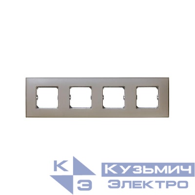 Рамка 4-м Simon27 Neos сер. Simon 27774-65