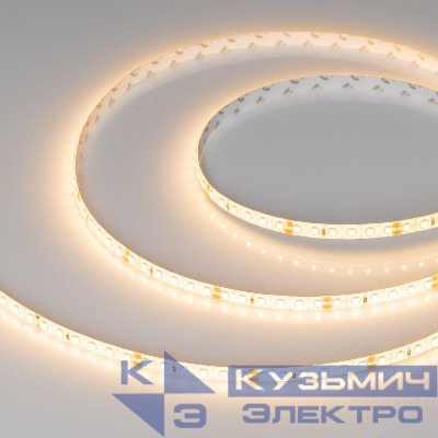Лента светодиодная RTW-SE-A120-8mm 24В Warm 2700К 9.6Вт/м IP65 2835 герметичная (уп.5м) Arlight 055405