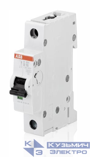 Выключатель автоматический модульный 1п B 80А 6кА S201 B80 ABB 2CDS251001R0805