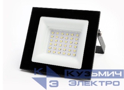 Прожектор светодиодный LFL-3002 C02 LED SMD 30 Вт 230В 6500К черн. Ultraflash 15125