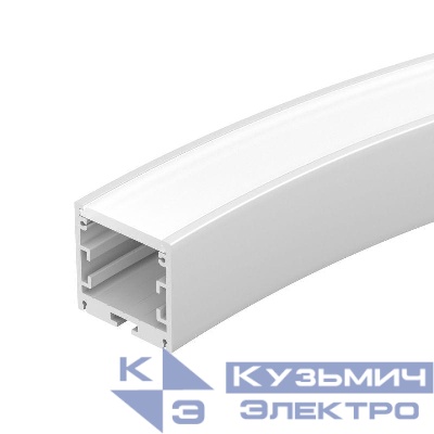 Профиль SL-ARC-3535-D800-A90 WHITE (630мм дуга 1 из 4) алюм. Arlight 026668