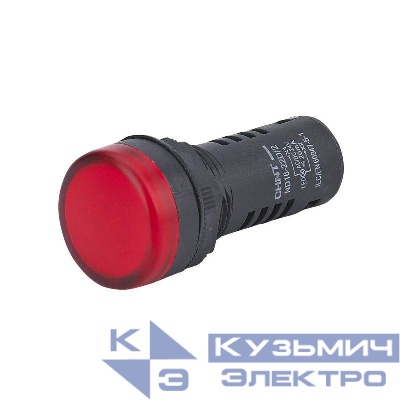 Индикатор помехозащищенный ND16-22D/4K2 красн. AC 230В (R) CHINT 146692