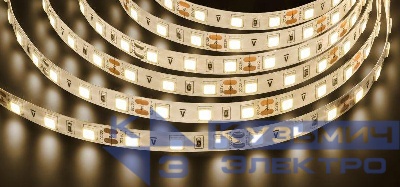 Лента светодиодная 71 426 NLS-5050WW60-14.4 IP20 12B R5 14.4Вт/м (уп.5м) Navigator 71426
