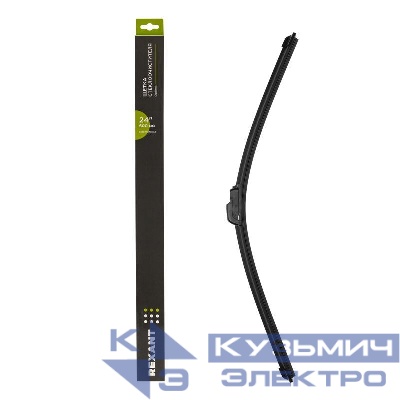 Щетка стеклоочистителя бескаркасная Optimal 600мм Rexant 80-0917