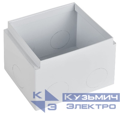 Коробка напольная для лючка 8мод. H=108мм метал. PRIMER IEK PM-KN10-08-18-M-K03