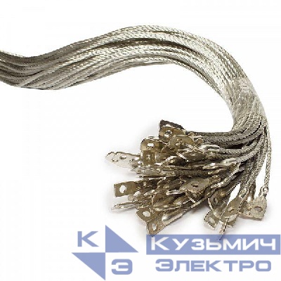 Проводник заземляющий П-300 S=6мм два наконечника ГОФРОМАТИК zeta11219