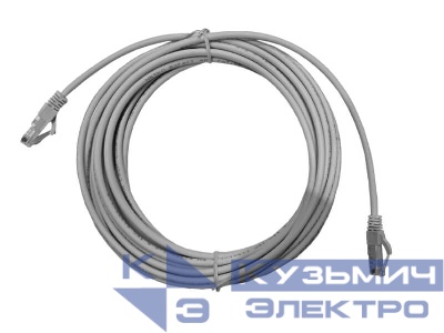Патч-корд UTP4 cat.5e, 7.0м, литой коннектор, серый, LSZH, NETKO Expert CKC