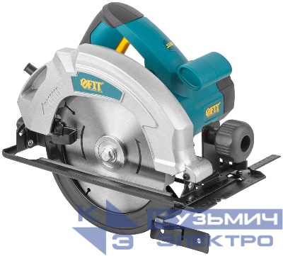 Пила дисковая 1300Вт 4500об/мин 185/20мм железная опора FIT 80404