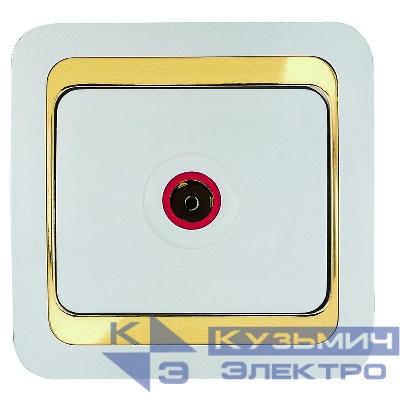 Розетка телевизионная оконцевая TV Mimoza Makel 12227