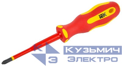Отвертка диэлектрическая SLIM PH2х100 Т2 ARMA2L 5 IEK A2L5-SC31-T2-PH-20-100