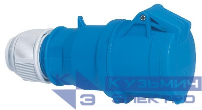 Розетка кабельная 32А 3п 2P+PE 6ч 230В IP44 Quick-Connect Bals 3138