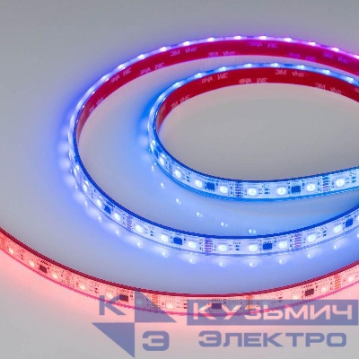 Лента светодиодная DMX-PFS-B60-12mm 12V RGB-PX3 14Вт/м IP68 5060 герметичная бегущий огонь (уп.5м) Arlight 039175
